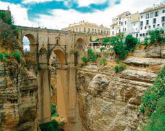 the ronda gorge in spain