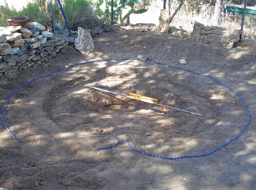 excavation of a lake